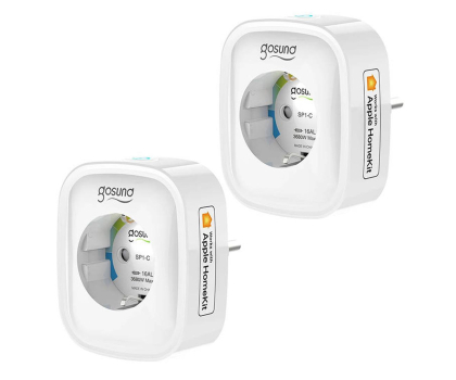 Gniazdko inteligentne Gosund Inteligentne gniazdko WiFi SP1-H, 2 sztuki (HomeKit) (dwupak